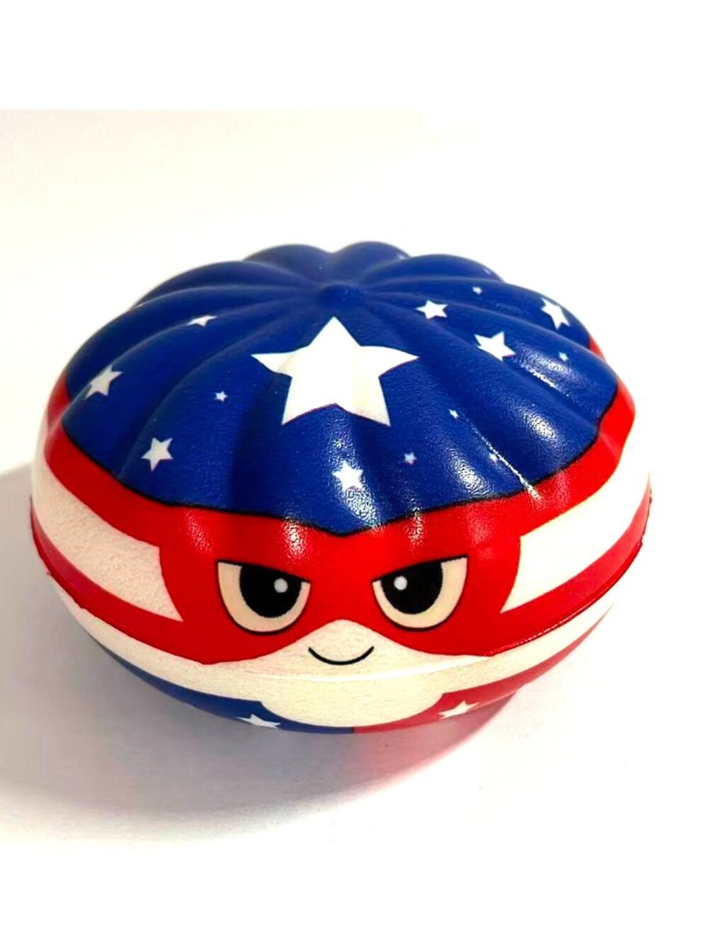 USA Flag Stars Kids  Adults Squichy Bun Toy Gift